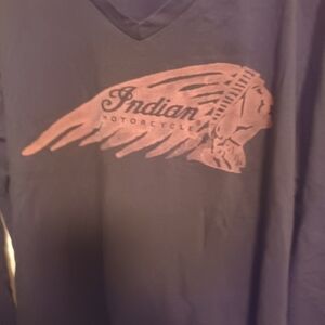 Womens Black V-Neck Shirt